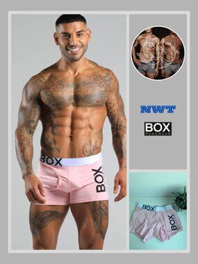Box Menswear - Pink Boxers (S)